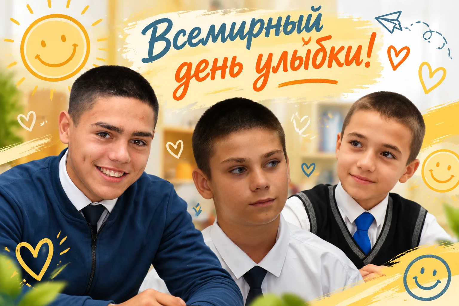 😊 Сегодня — Всемирный день улыбки!