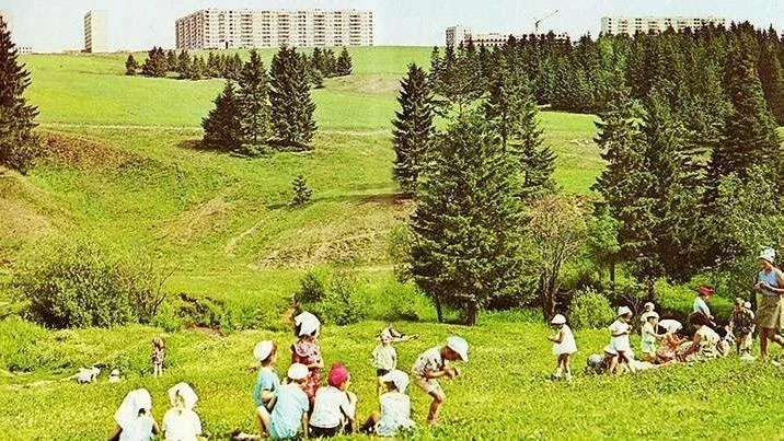 Архивное фото: улица Труда в 1980-е годы