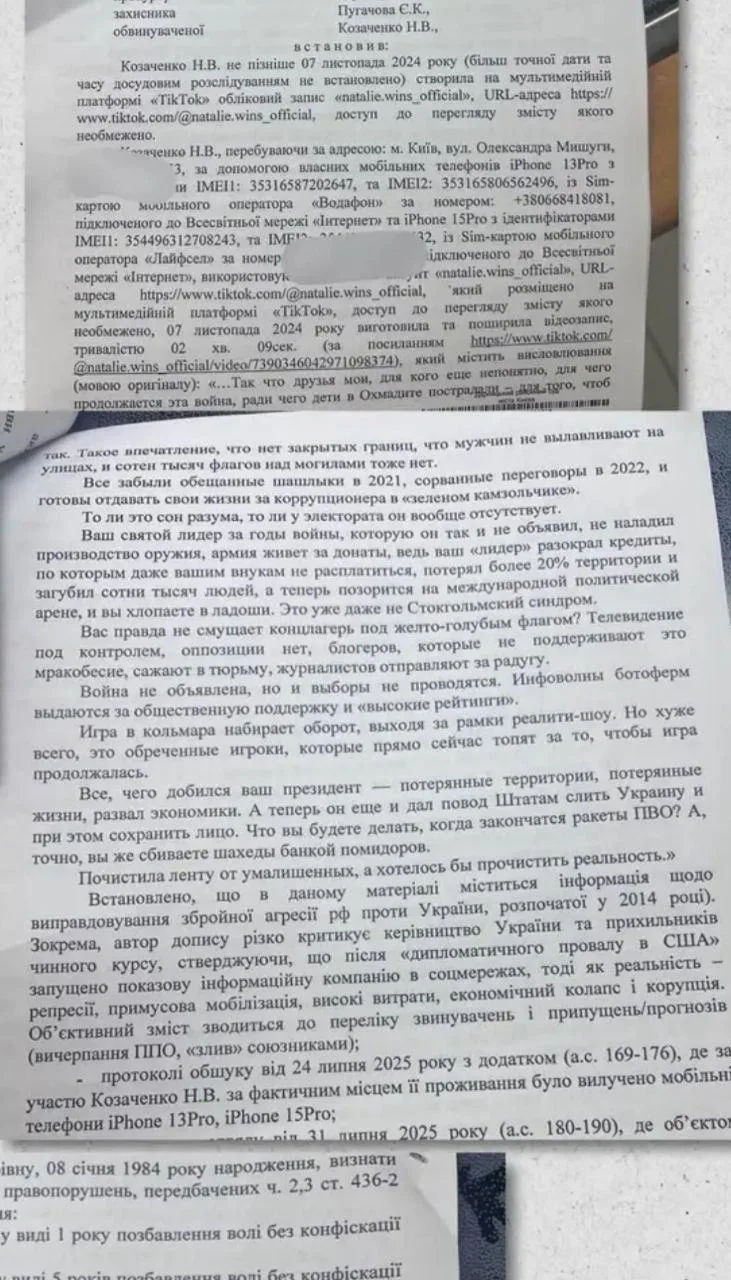 Дарницкий суд Киева приговорил 42-летнюю женщину к 5 годам лишения свободы за критику власти в соцсе