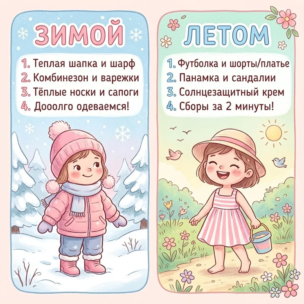 Летние сборы на прогулку: мамы поймут! 😂🎒