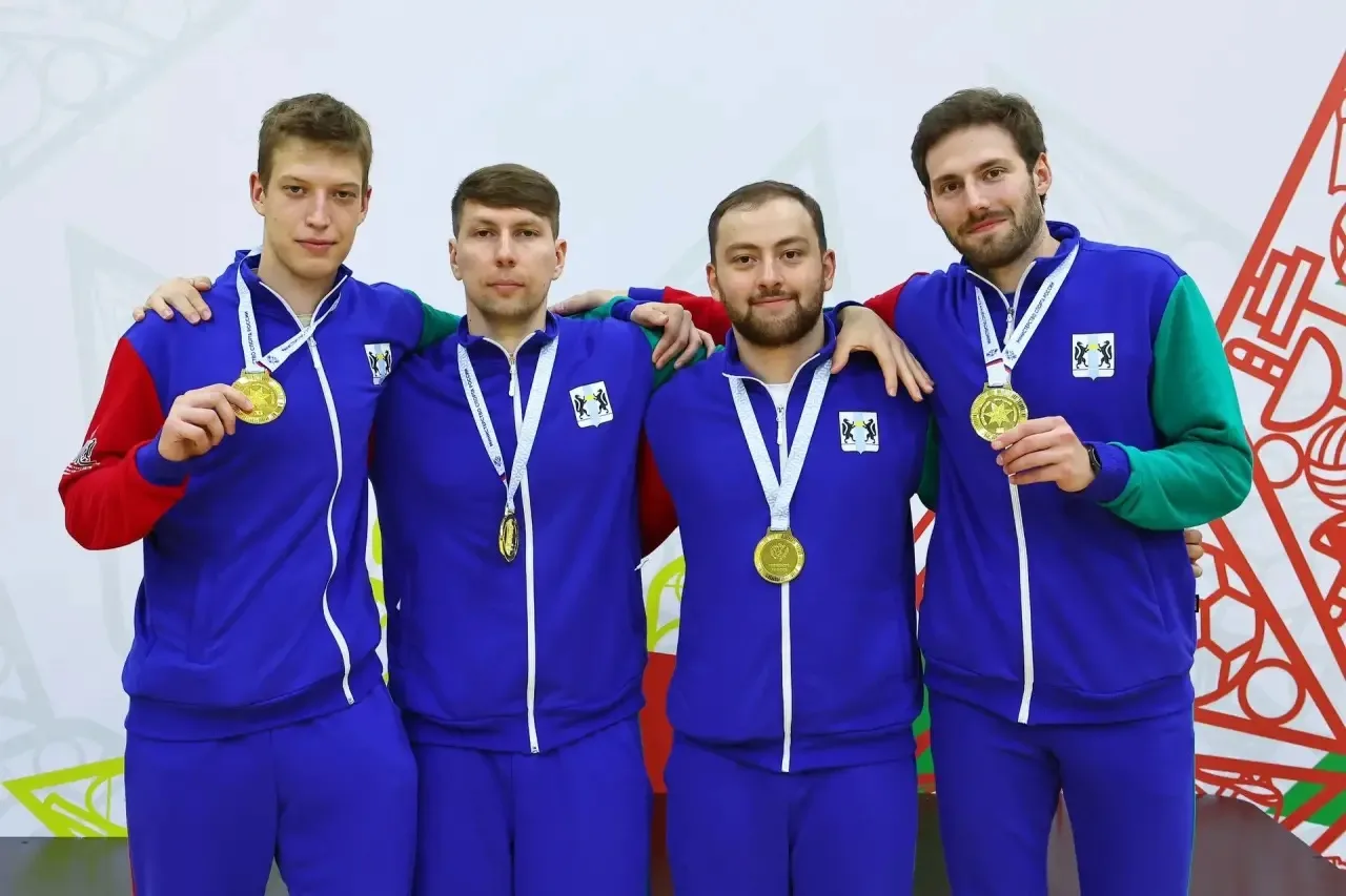 Мужская команда саблистов - чемпионы Спартакиады народов России в Уфе!🏆