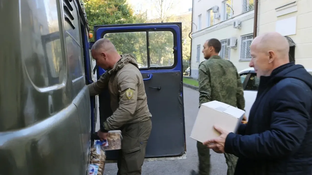 Обнинцы передали УАЗик на передовую