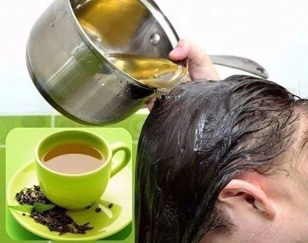 🌿 Чай для красоты волос  🍵 Мягкость и блеск: Заварите 1 ст. л. зелёного чая на 2 стакана кипятка, на