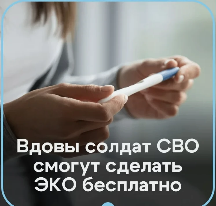 Бесплатное эко и другие репродуктивные технологии станут доступны ветеранам боевых дейс...