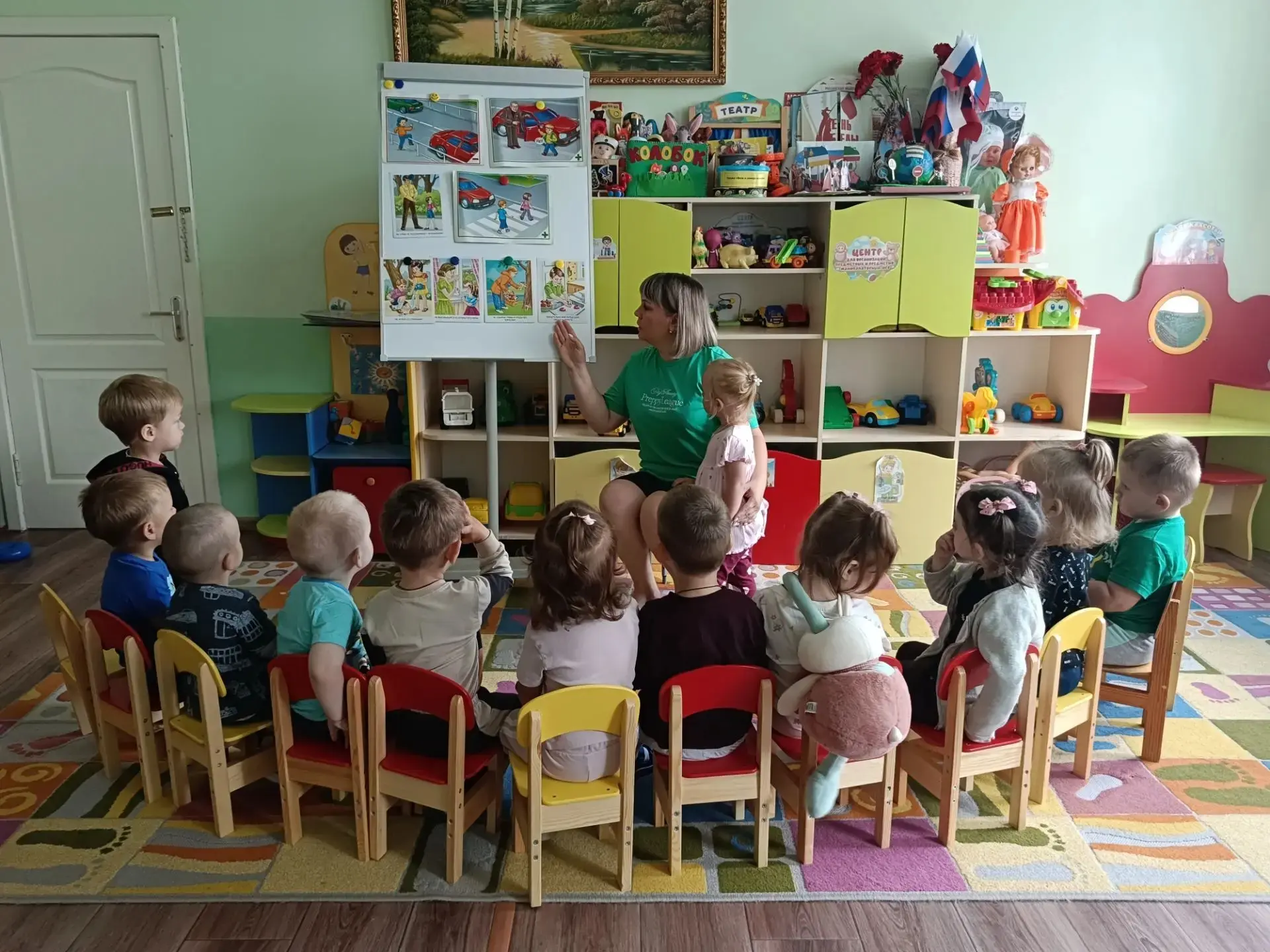В группе "Солнышки"  продуктивно прошла неделя безопасности!