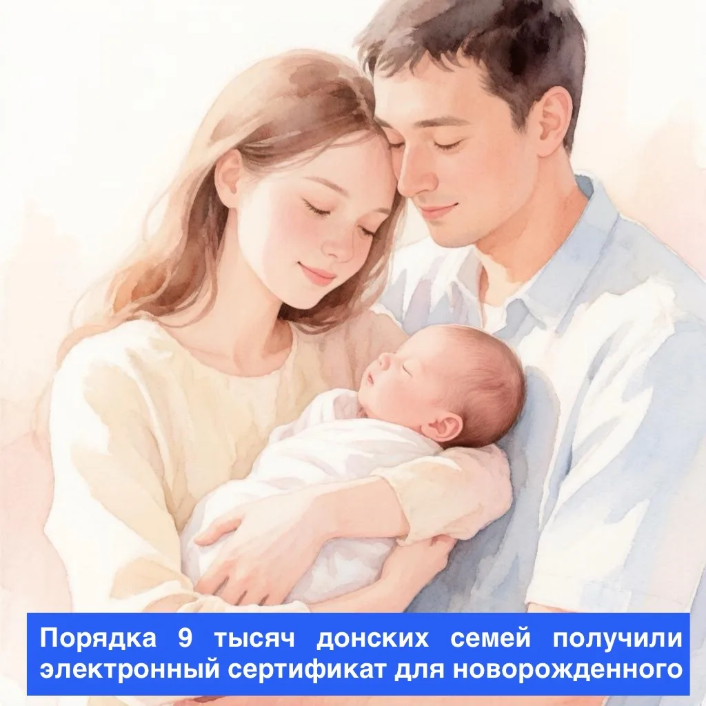 🧑‍🧑‍🧒Порядка 9 тысяч донских семей уже получили электронный сертификат номиналом 20 ...