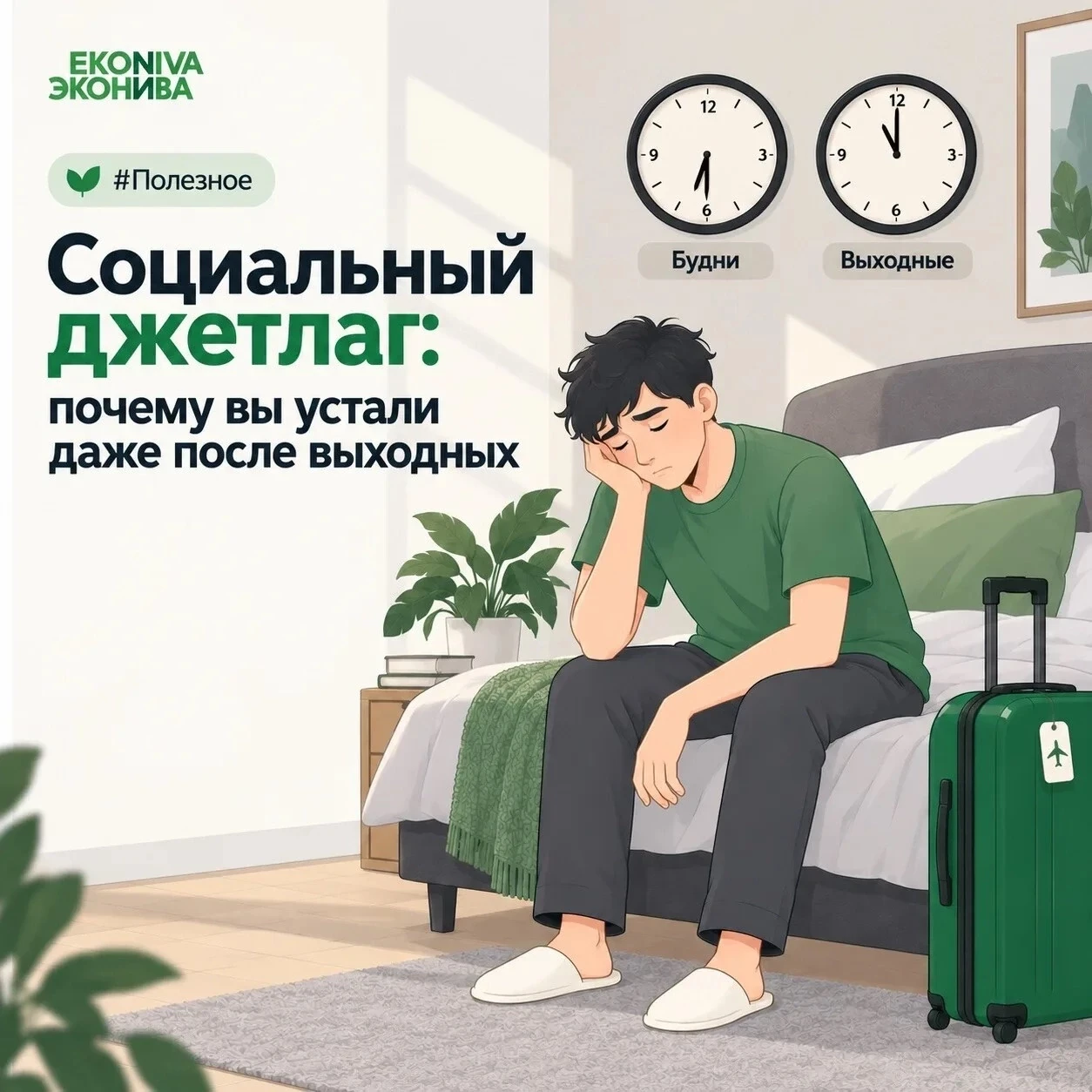 Почему после долгого сна в выходные вы чувствуете себя хуже, чем после короткого в будн...