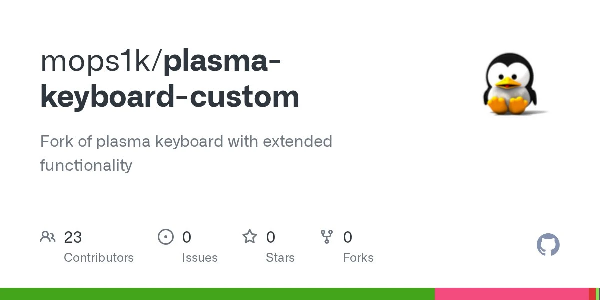 Plasma-keyboard-custom — пользовательская виртуальная клавиатура FOSS для KDE Plasma 6 ...