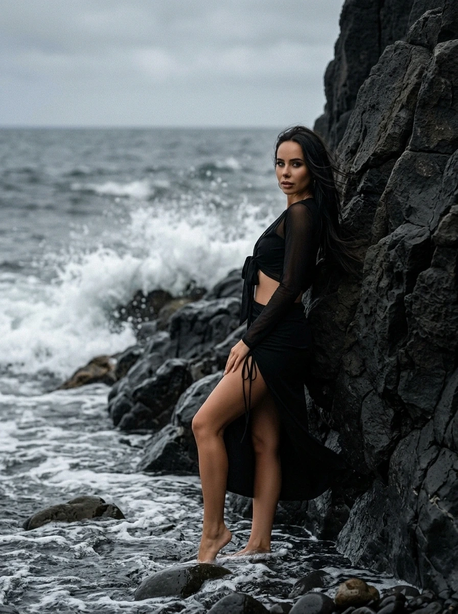 Из готовой фотосессии: На скалистом берегу

#море #женщина #студия #природа
