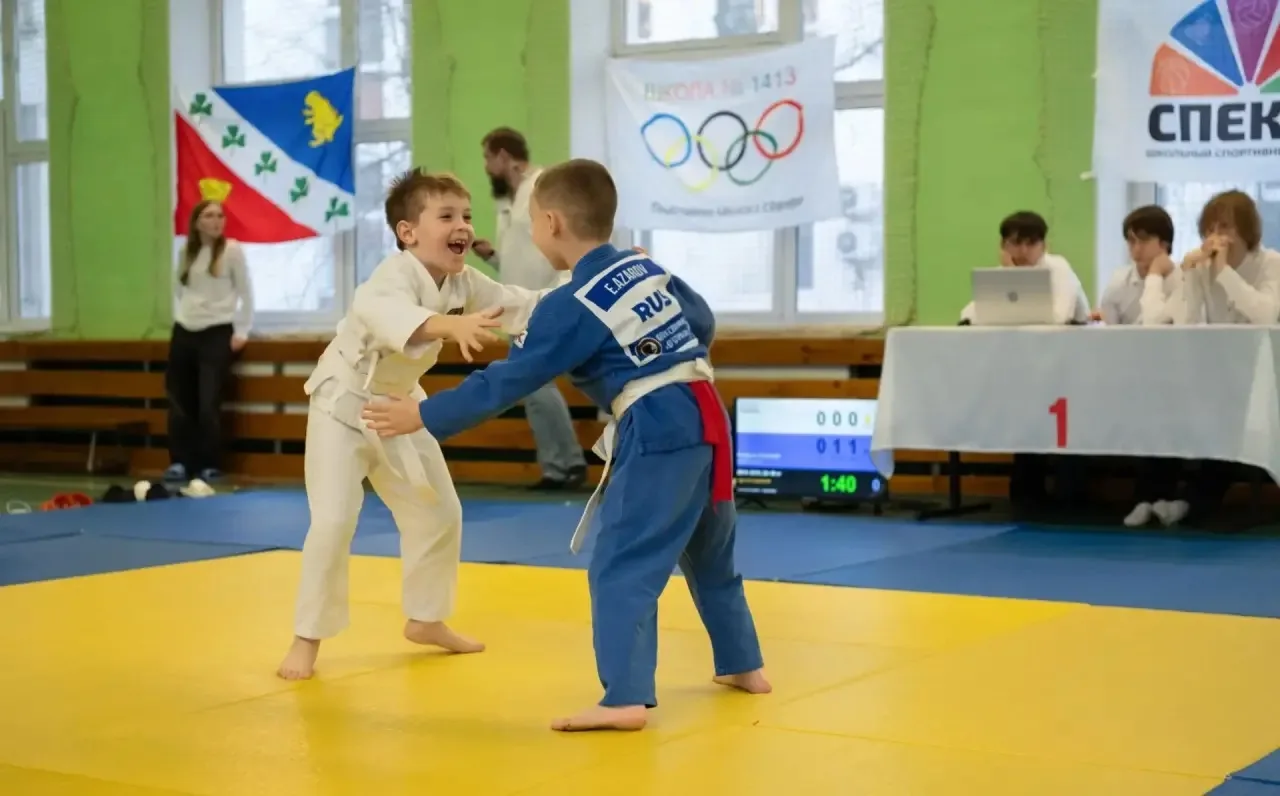 🥋 Открытый турнир по дзюдо «Восходящее солнце»  В нашей школе состоялся открытый турнир по дзюдо «Во