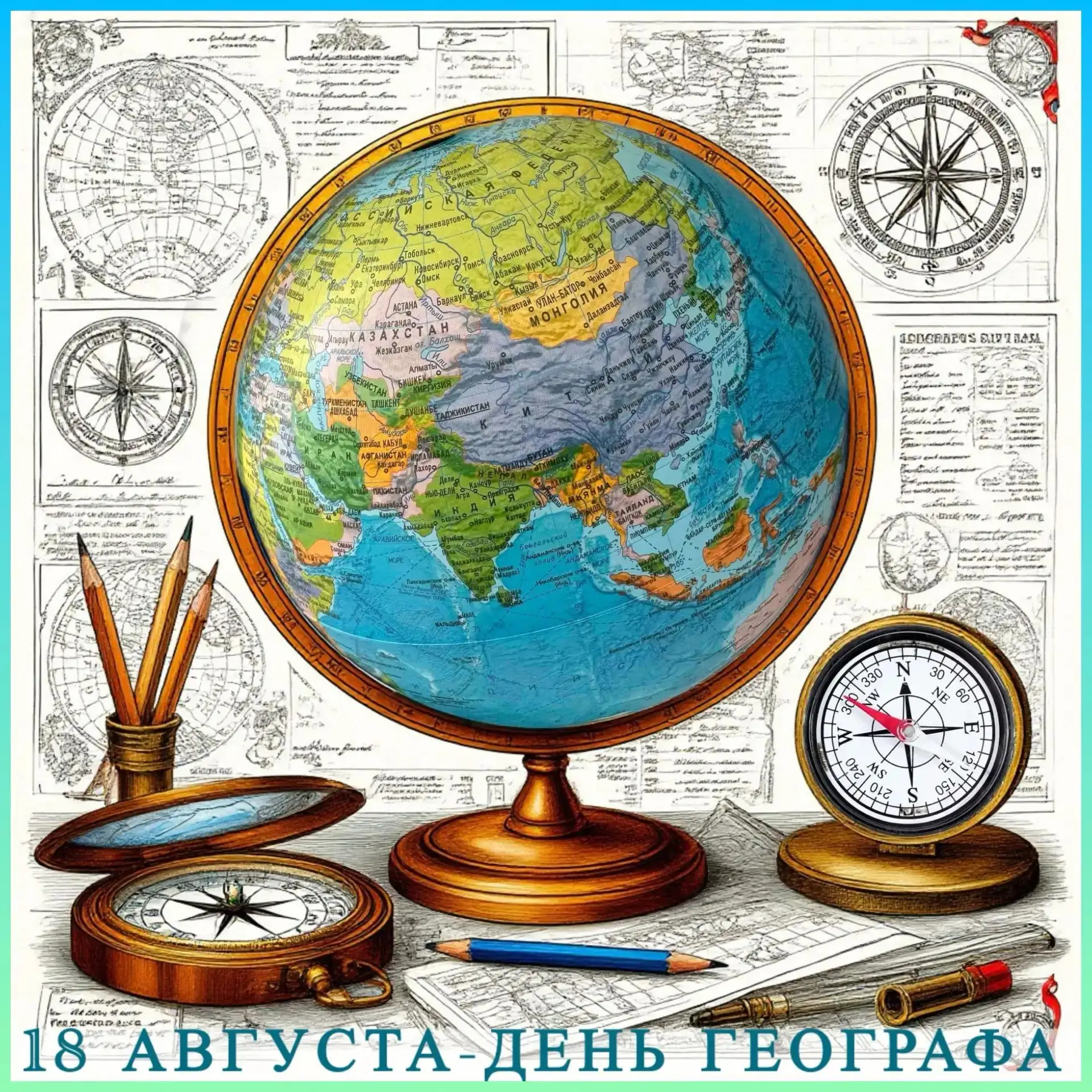 1️⃣8️⃣ августа - День географа🗺️