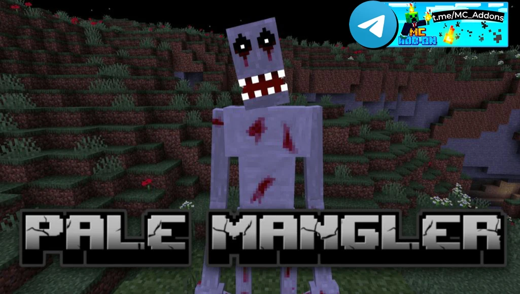 Pale Mangler Dweller Addon (26.x, 1.21)  привносит в ваш мир нового ужасающего хищника, который охот