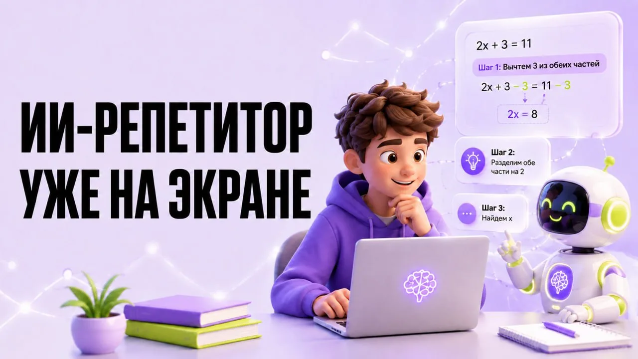 ИИ-репетитор уже на экране