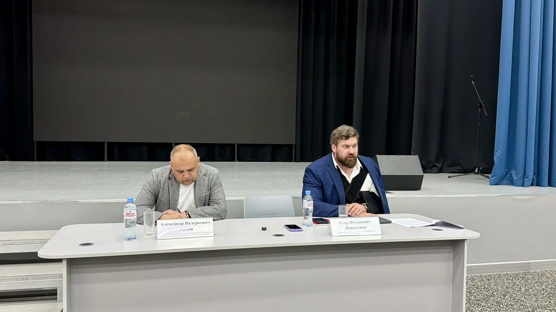 Председатель Комитета по строительству Ленинградской области Егор Никитенко встретился ...