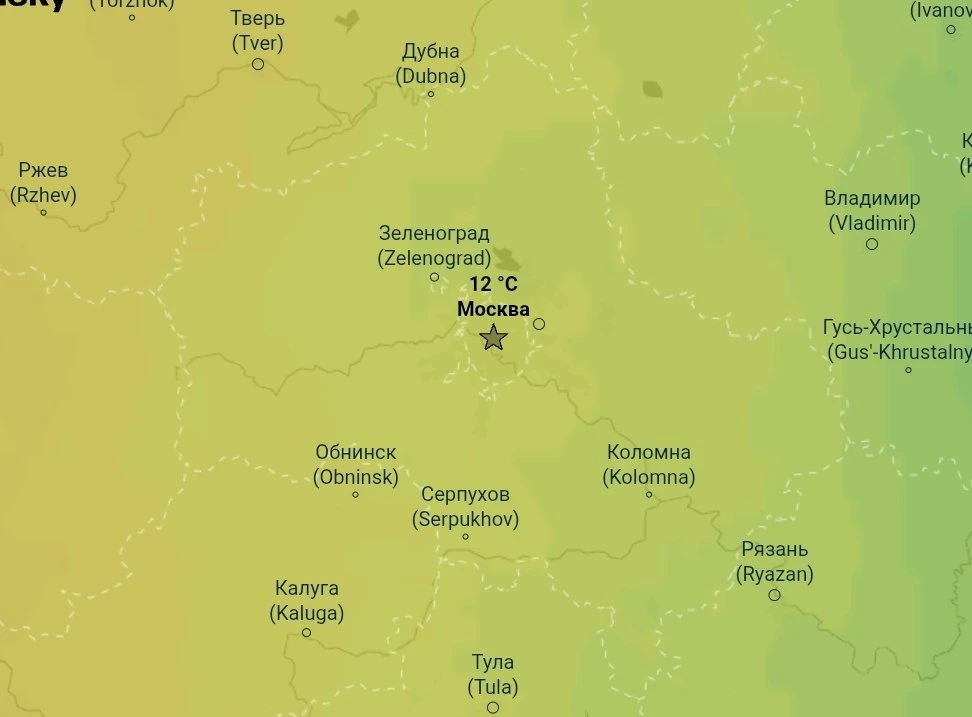В Москве 2 октября ожидается переменная облачность без осадков, температура воздуха под...