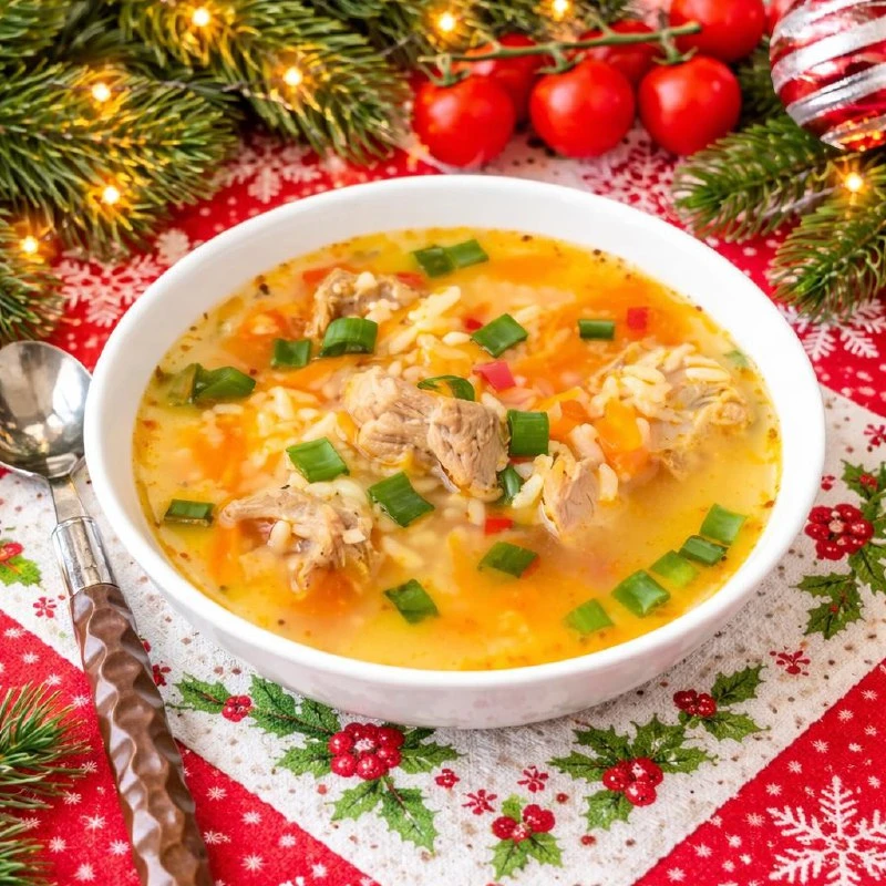 СУП С ГОВЯДИНОЙ И РИСОМ