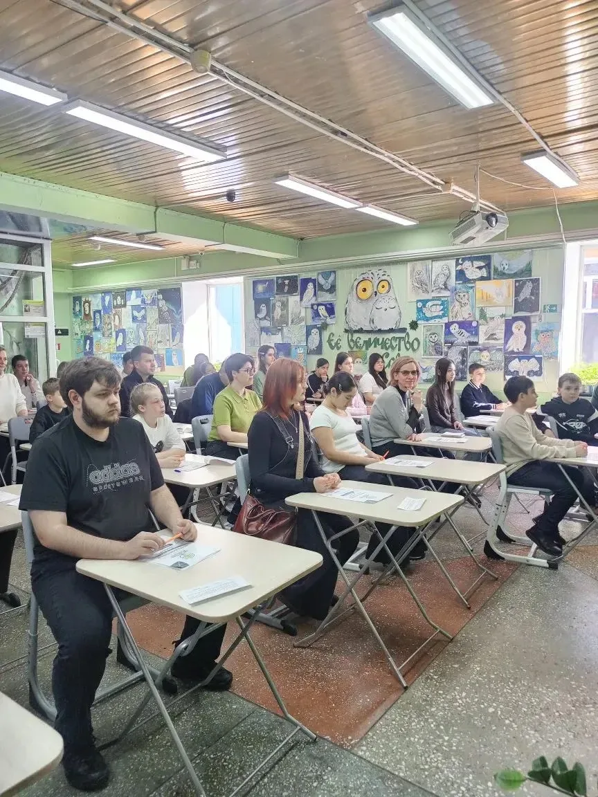 🌿 Экодиктант на Детской экологической станции: учимся заботиться о природе! 🌍  Сегодня ученики 6 Е к