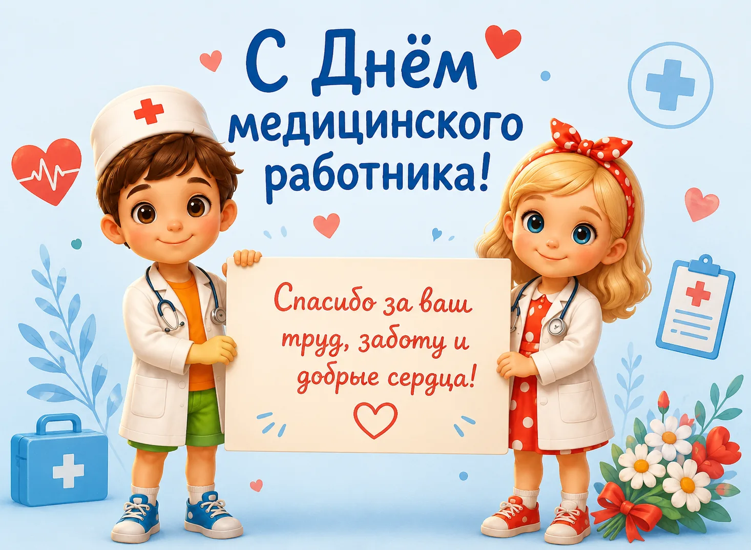 🌷💙 С Днём медицинского работника! 💙🌷

От всей души поздравляем всех медицинских работников с про