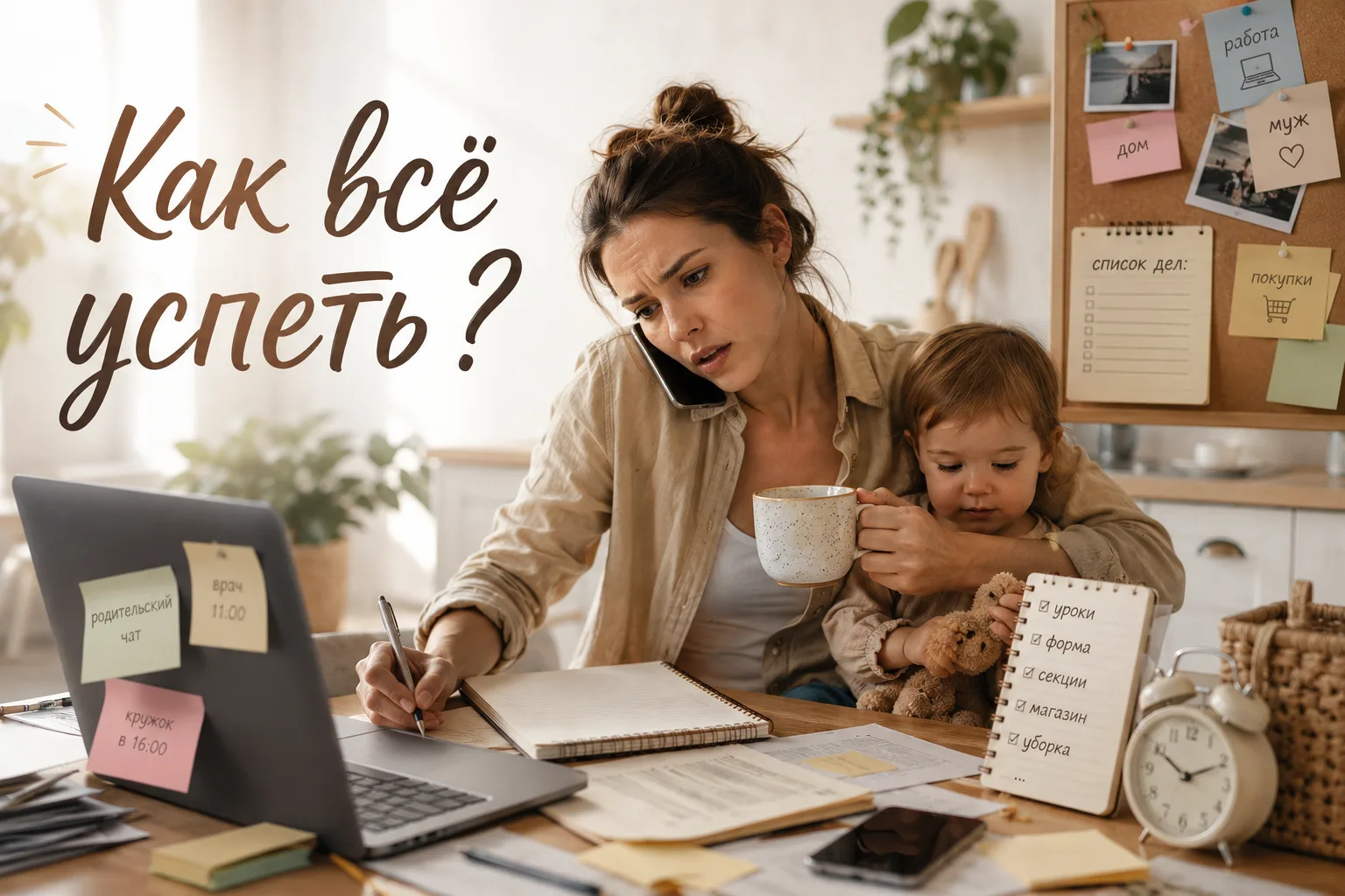 С 1 сентября каникулы заканчиваются не только у школьников, но и у мамы.