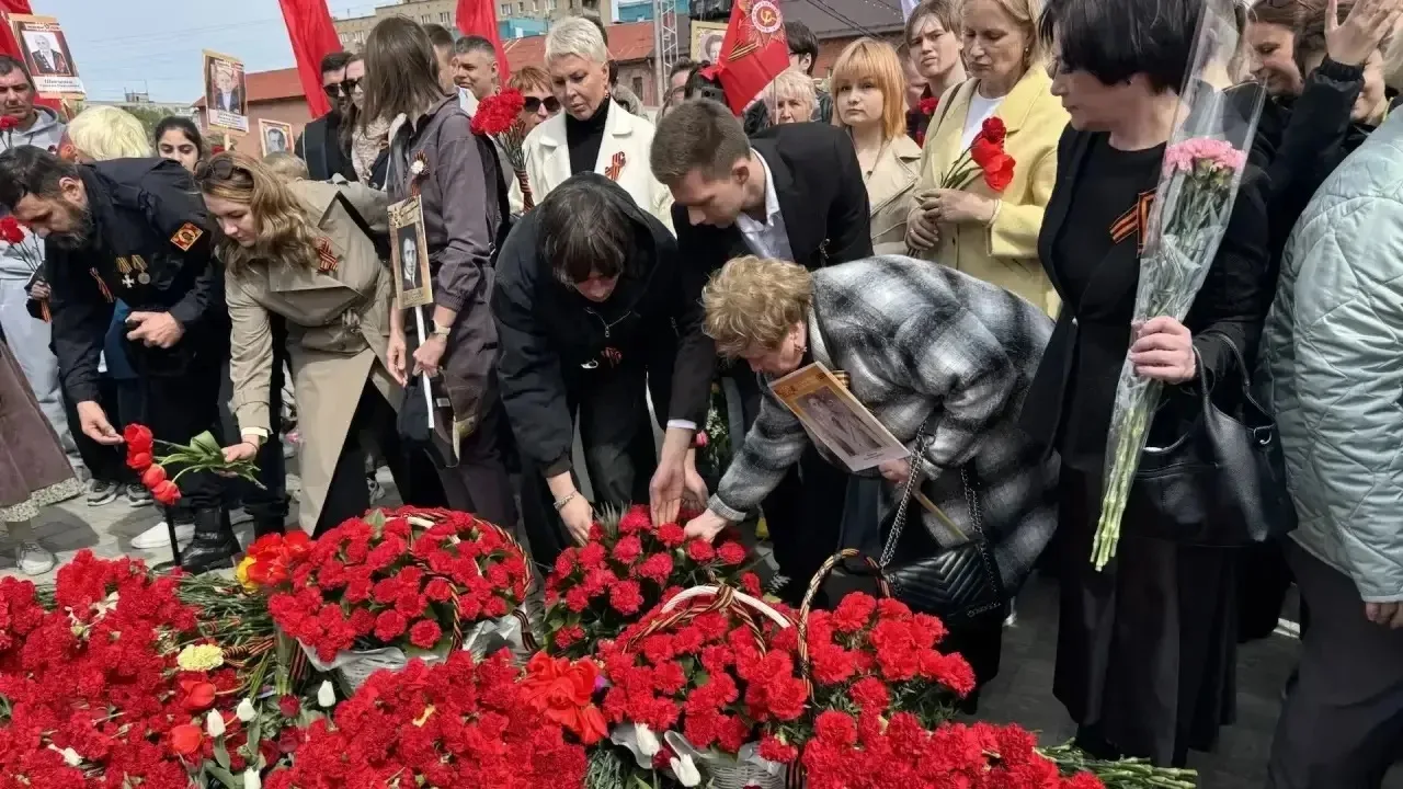 Педагоги и студенты нашего университета приняли участие в торжественном митинге,  посвящённом Дню По