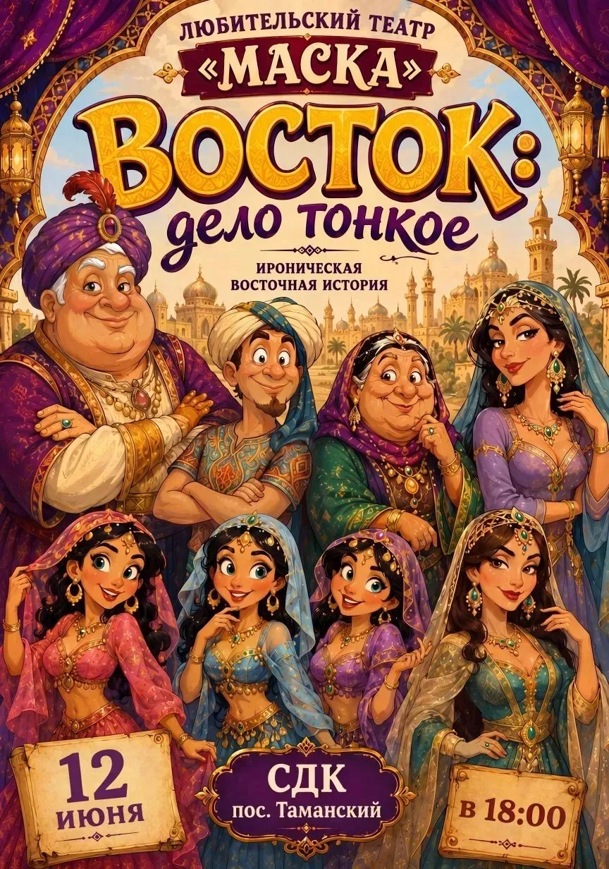 Приглашаем на музыкальный спектакль, который состоится 12 июня в 18-00