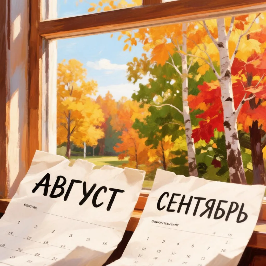 🍁 До сентября остался один день.