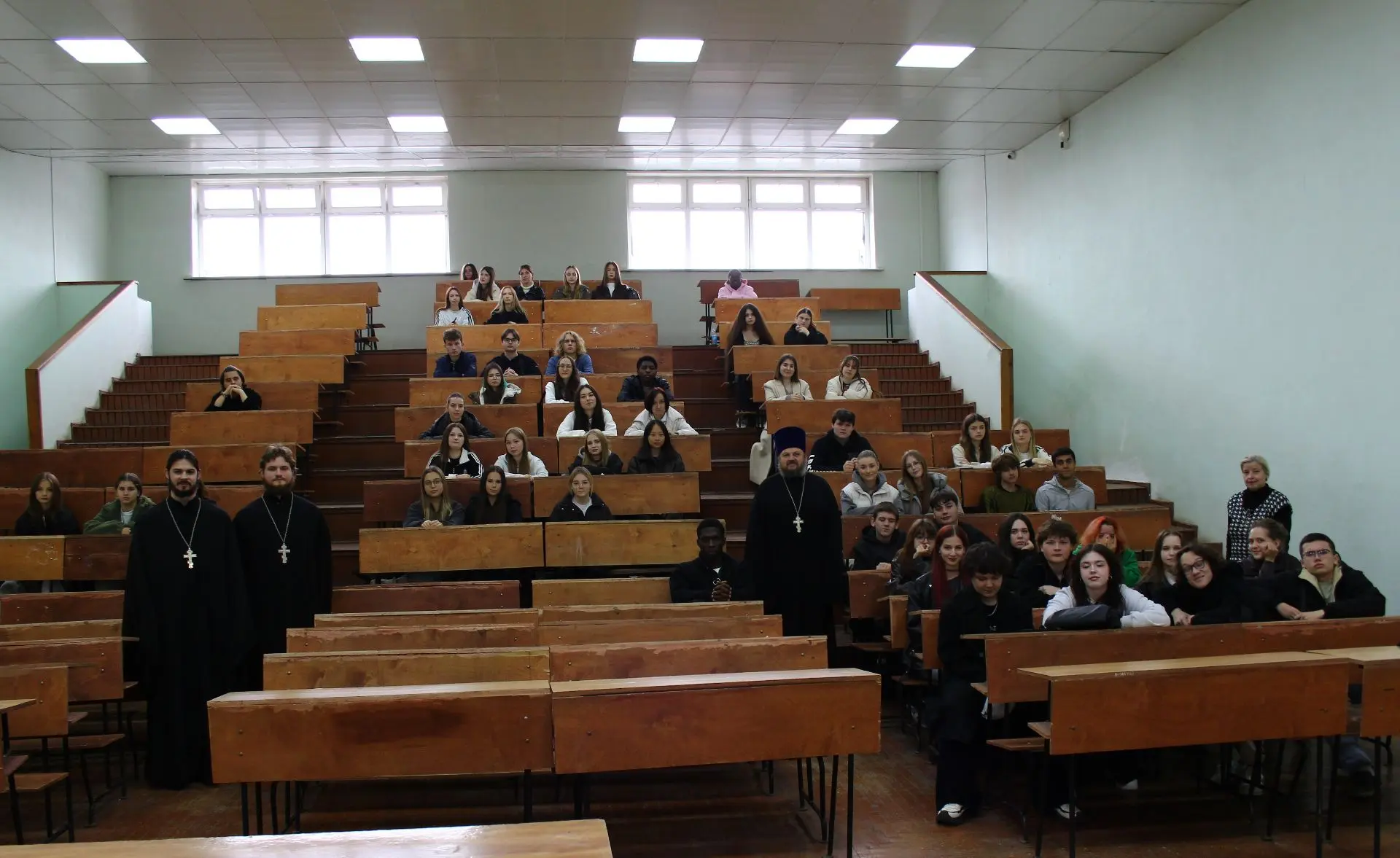 Беседа со студентами Тамбовского государственного технического университета.
