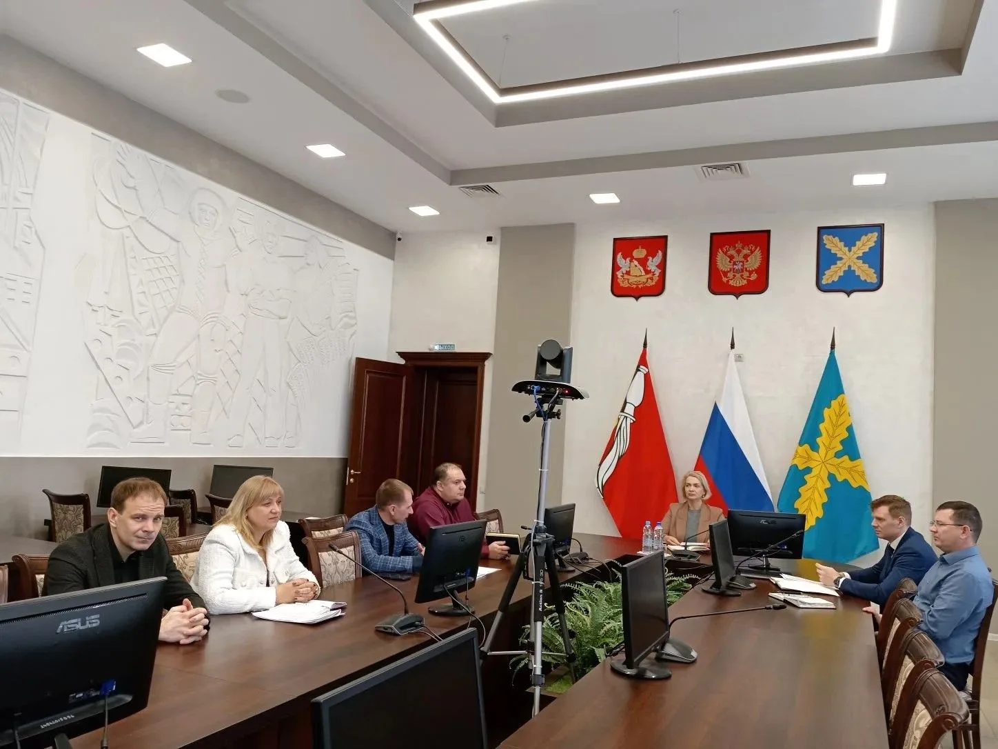 В администрации Хохольского района состоялось рабочее совещание по профилактике природн...