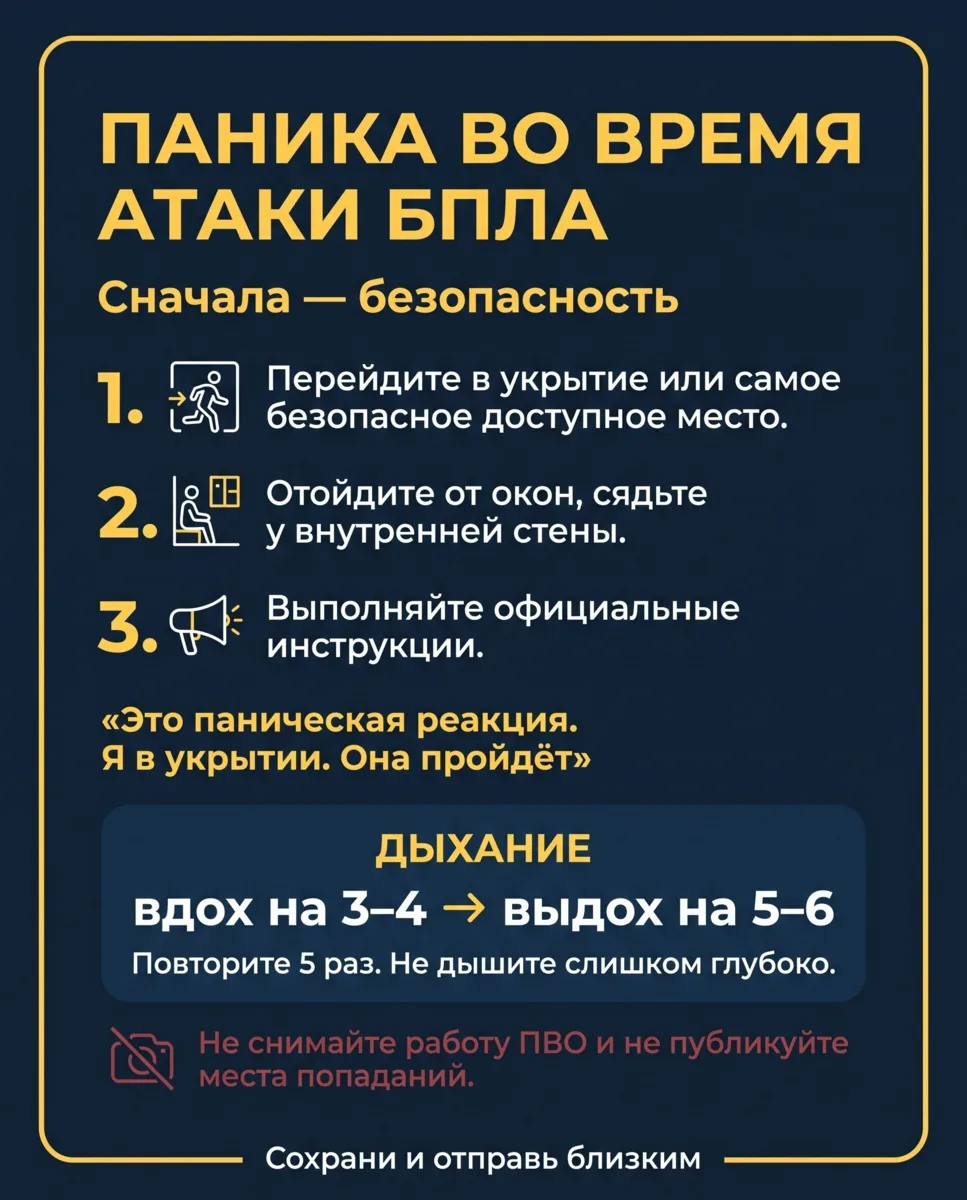 Как действовать во время атаки?