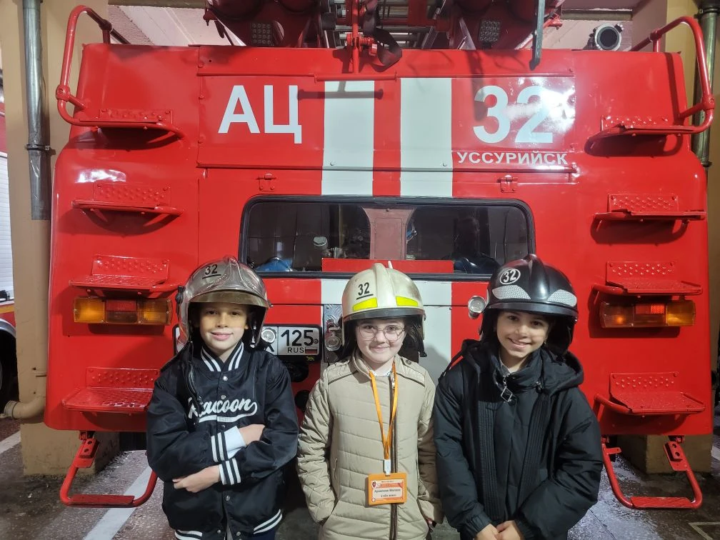 🚒 Сегодня ученики нашей школы побывали на увлекательной экскурсии в местной пожарной части. Это было
