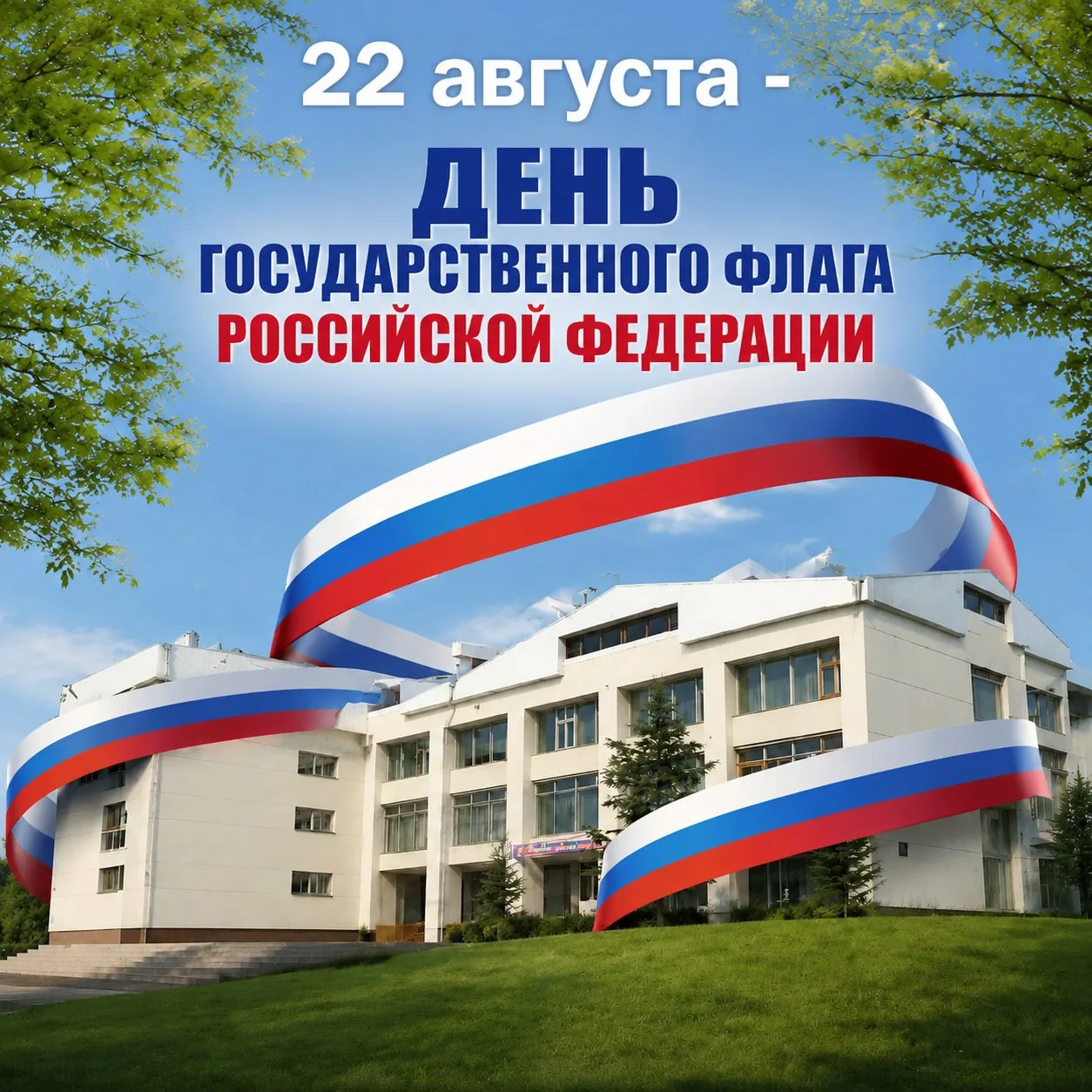 🇷🇺 22 августа — день, когда над Россией снова взвился наш трёхцветный стяг.