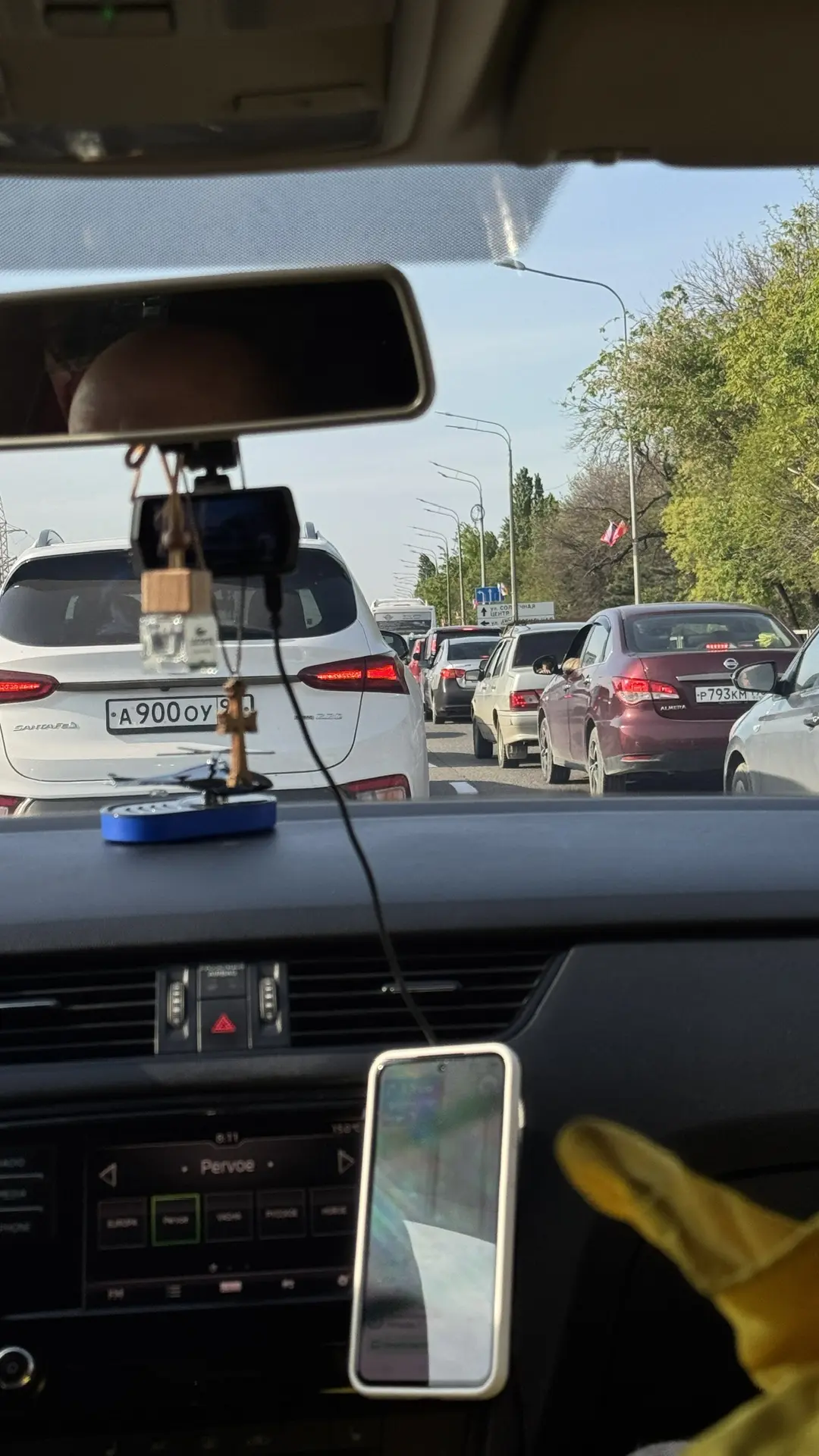 Мы в Краснодаре. По пробкам узнаваемо 😆
