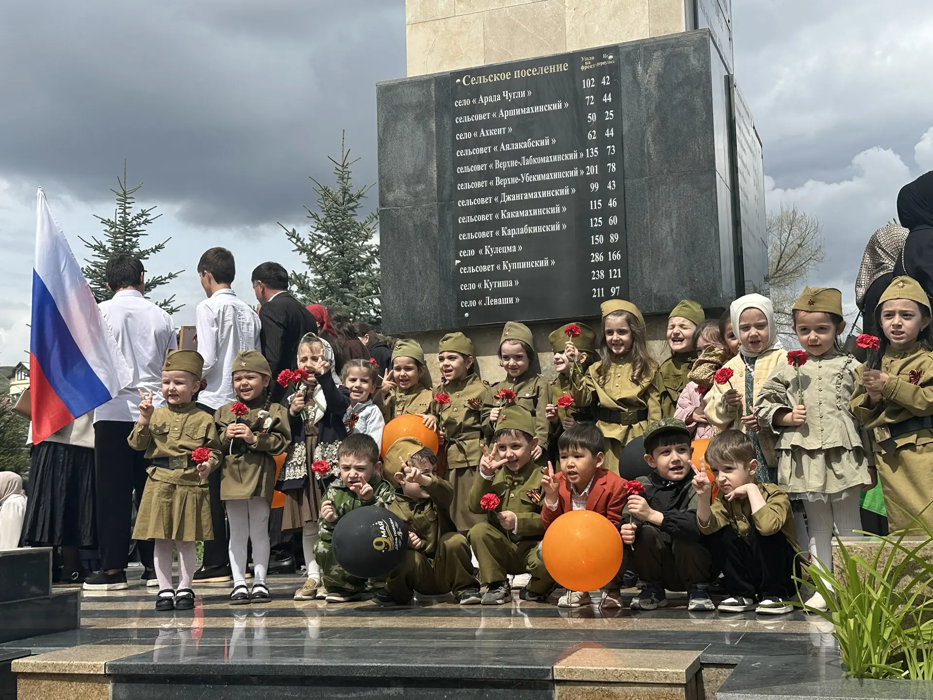 🌟Арада-Чуглинская СОШ приняла участие на Параде Победы в селе Леваши в честь 81-й годо...