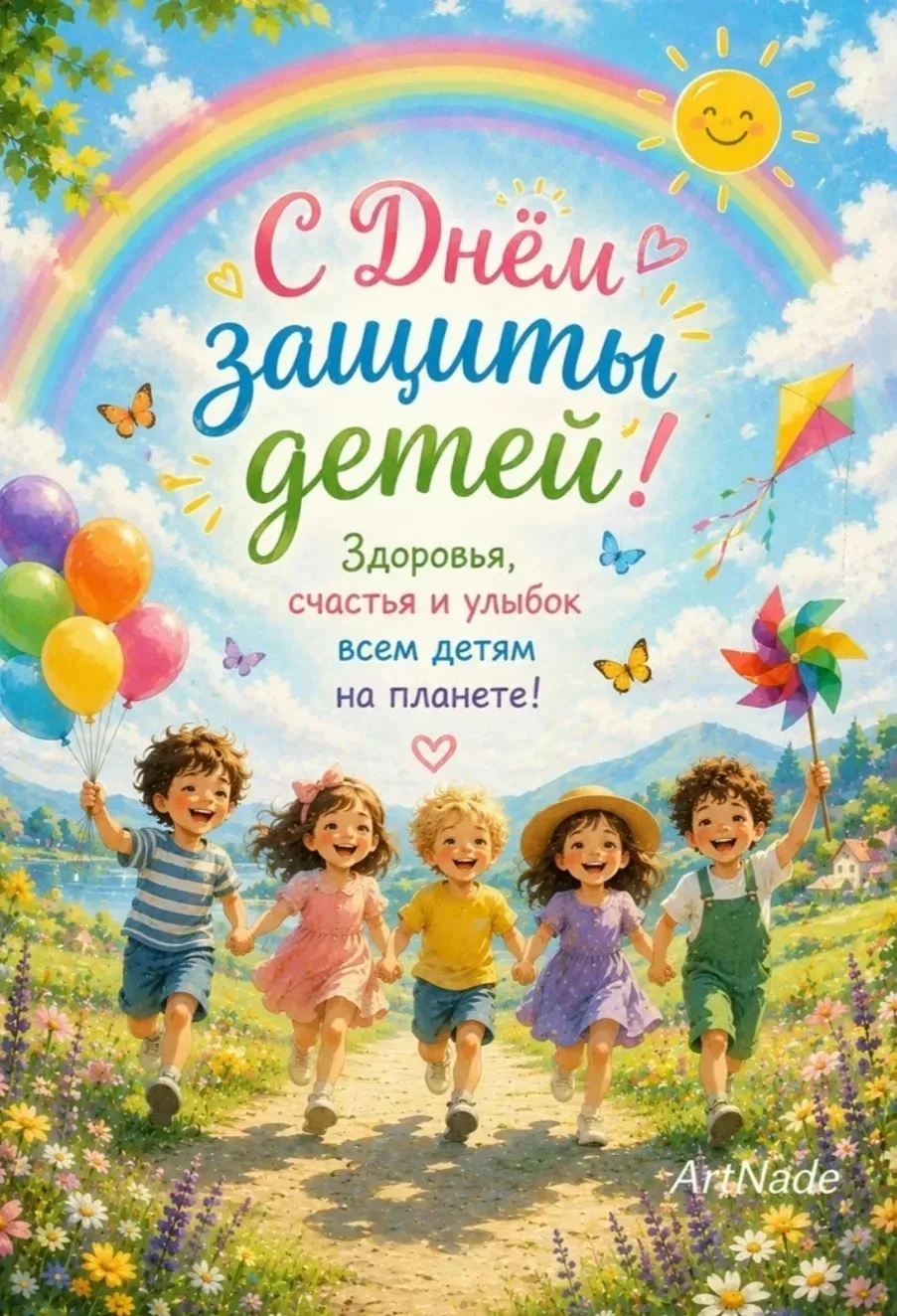 💫❤️ 1 июня — это не просто начало лета, это самый добрый праздник на свете! ❤️