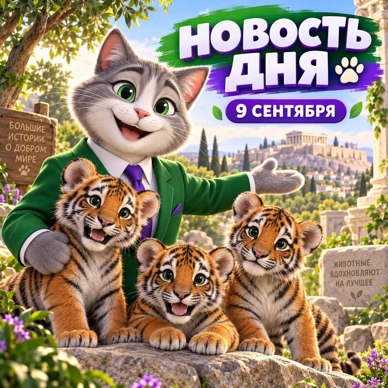 🐾 НОВОСТЬ ДНЯ — 9 СЕНТЯБРЯ