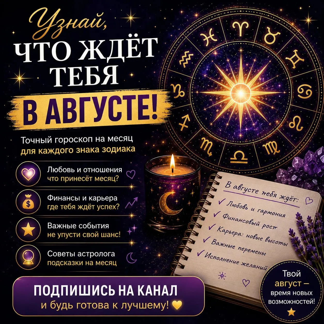 🔥 АВГУСТ УЖЕ ЗДЕСЬ! И ЗВЕЗДЫ ГОТОВЯТ...

Узнай, что ждет ТЕБЯ в этом месяце, пока другие гадают!

Н
