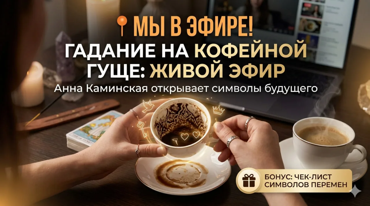☕️  Мы в эфире! Заходите, пока не разобрали первые символы

Прямо сейчас Анна Каминская открывает тр