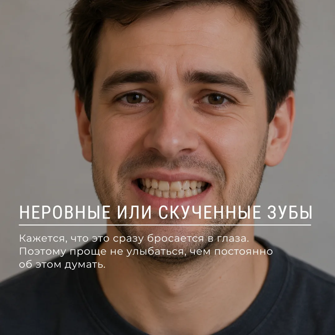 Стыдно улыбаться на фото — поэтому вы почти везде с закрытым ртом?