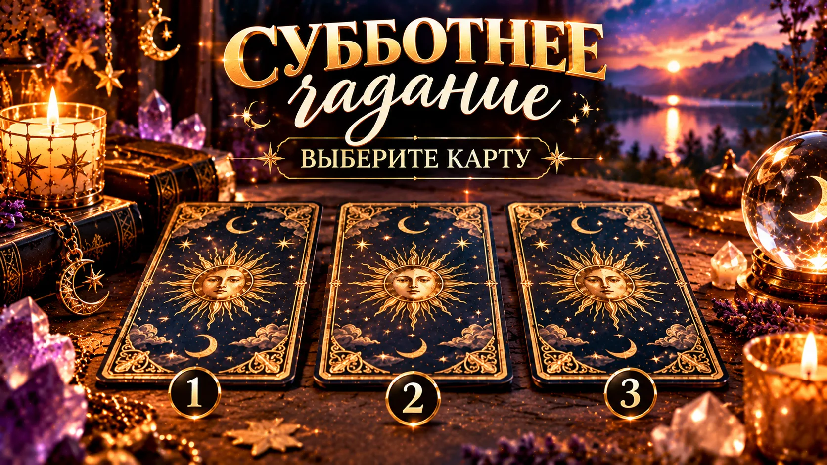 🔮 СУББОТНЕЕ ГАДАНИЕ — ВЫБЕРИТЕ КАРТУ