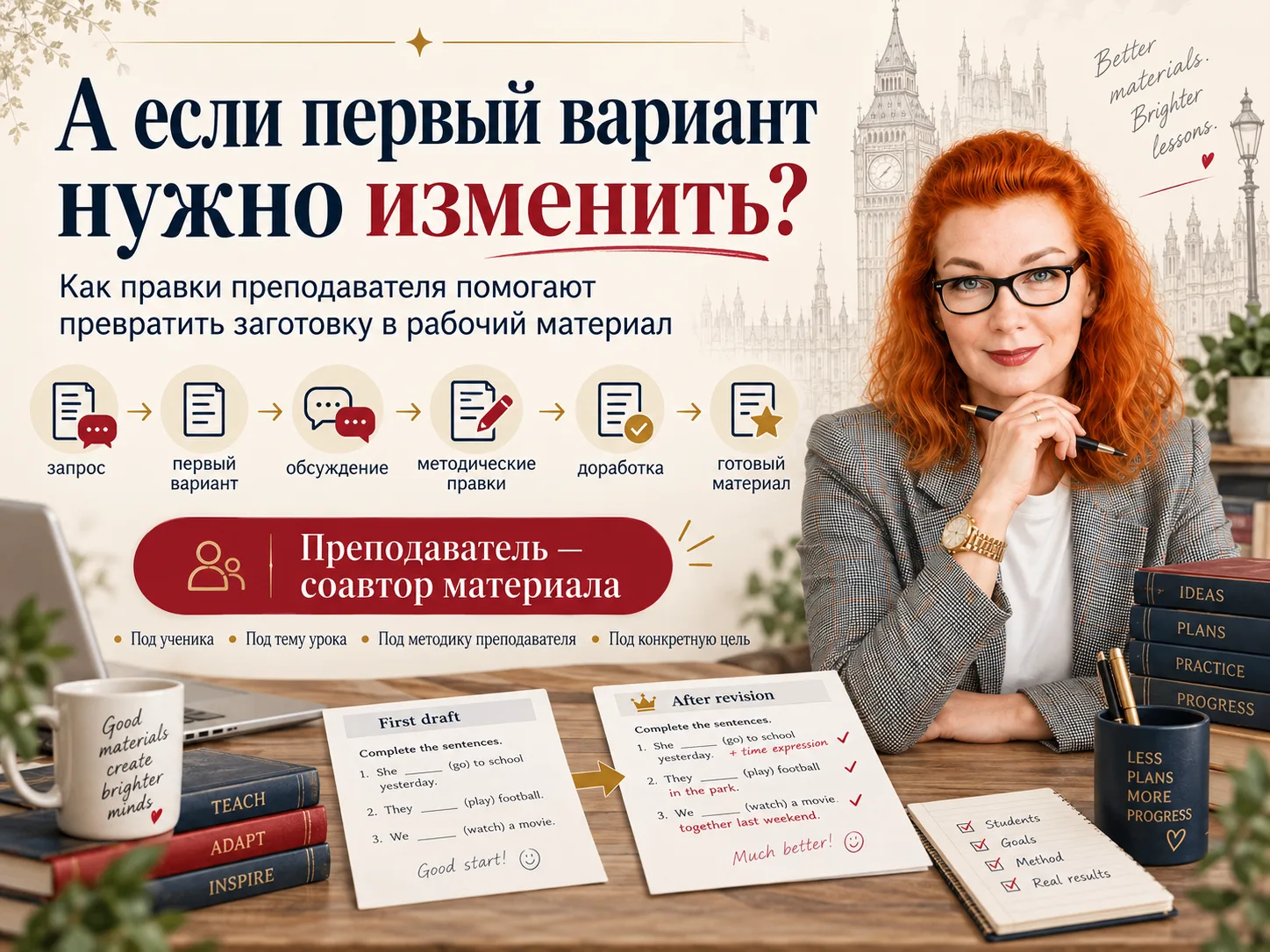 «А если первый вариант нужно изменить?»