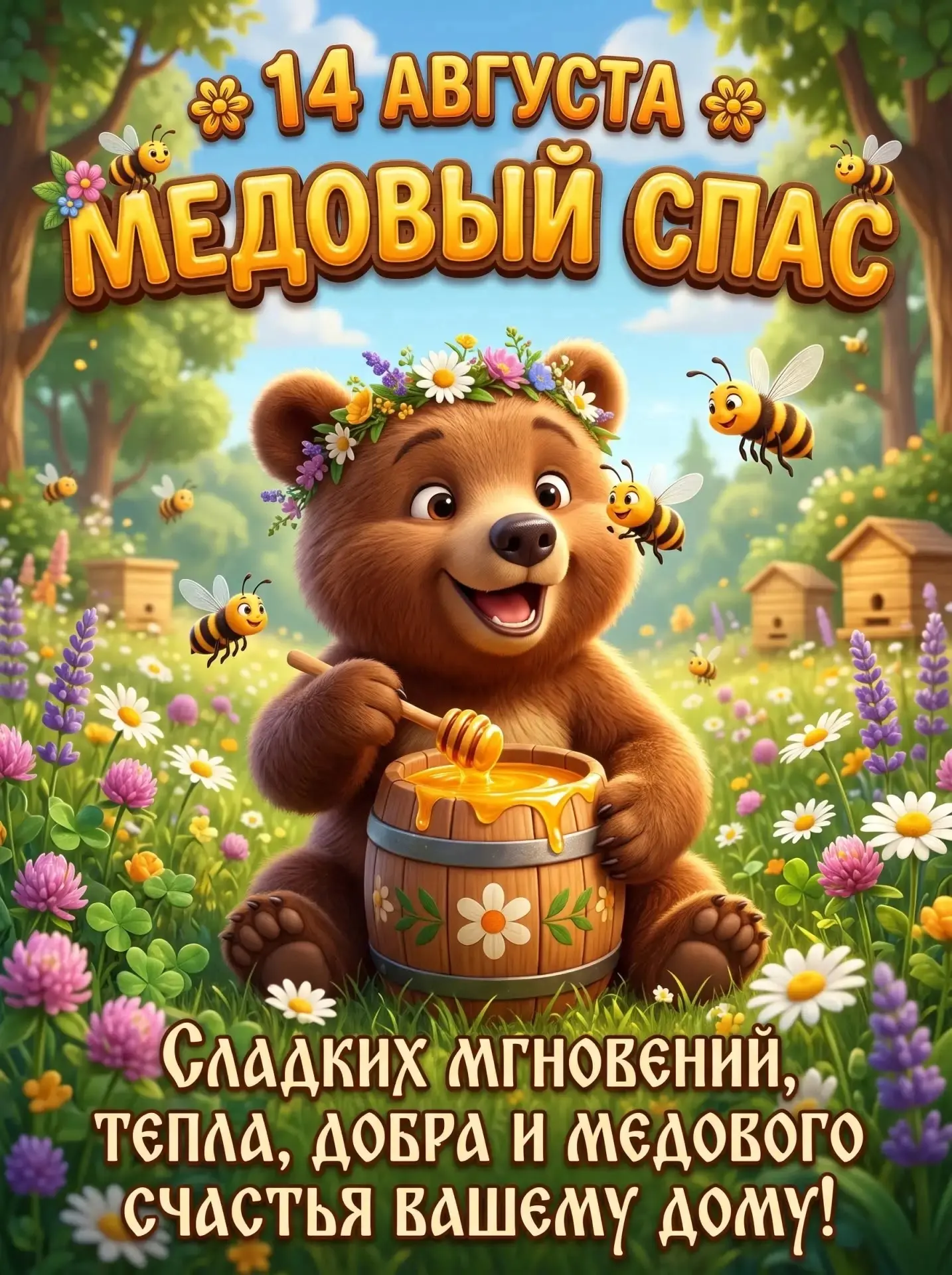 Поздравляем с Медовым Спасом!