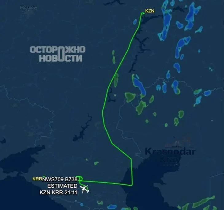 ✈️ Рейс Казань — Краснодар посадили в Минеральных Водах из-за опасности БПЛА