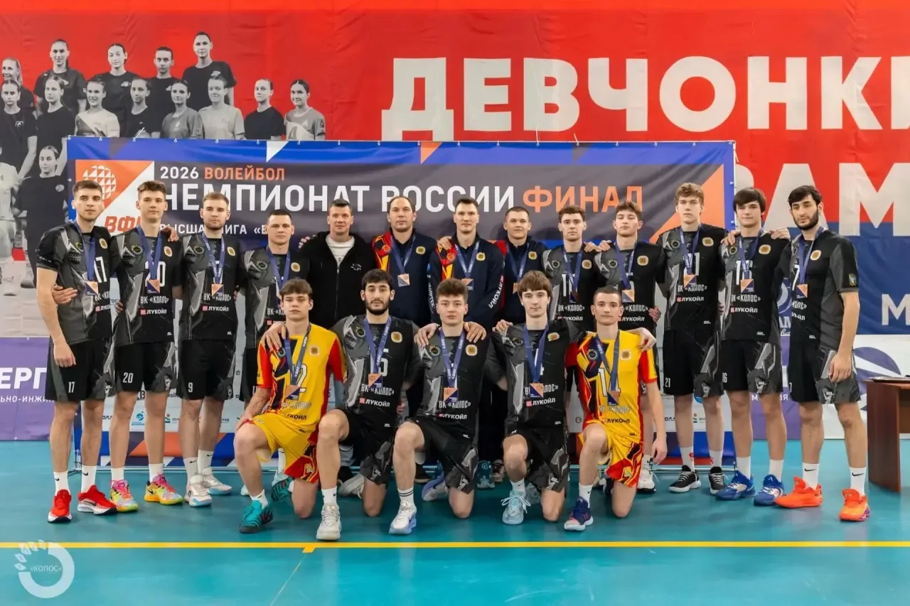 Волейболисты Ставропольского ГАУ вновь на пьедестале — мужская сборная стала призером Чемпионата Рос
