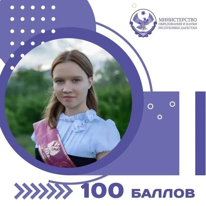 🎓 Выпускница из Дербента сдала ЕГЭ по русскому языку на 100 баллов

Выпускница школы №21 Дербента И