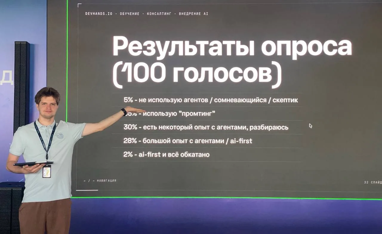 🤖 Разработка на базе ИИ: как не утонуть в технологиях

Сегодня в Волгоградском кампусе прошла транс