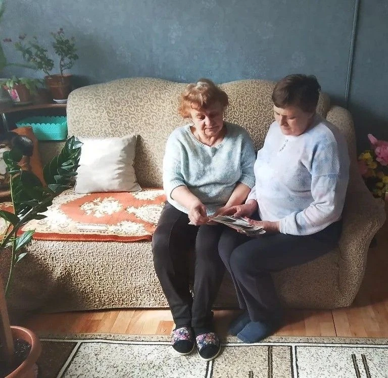 🌟Ретро-терапия ⁣ 🏡✨Получатель социальных услуг Ельнинского комплексного центра социального обслужива