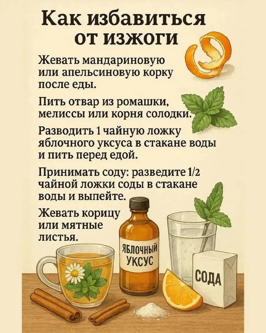 Чтобы изжога не застала врасплох, собрали несколько простых способов, которые помогают ...