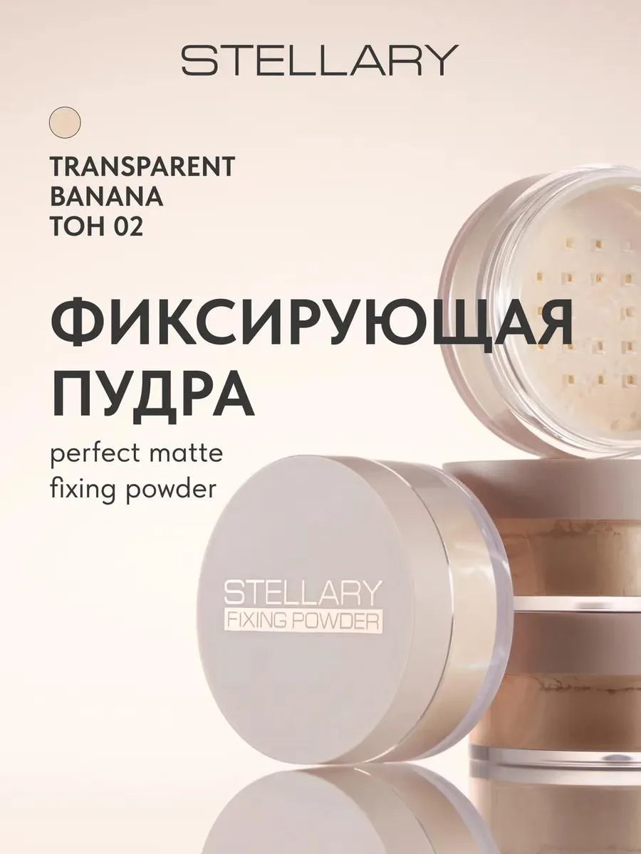 🔥 Пудра для лица рассыпчатая Perfect matte тон 02, 5г