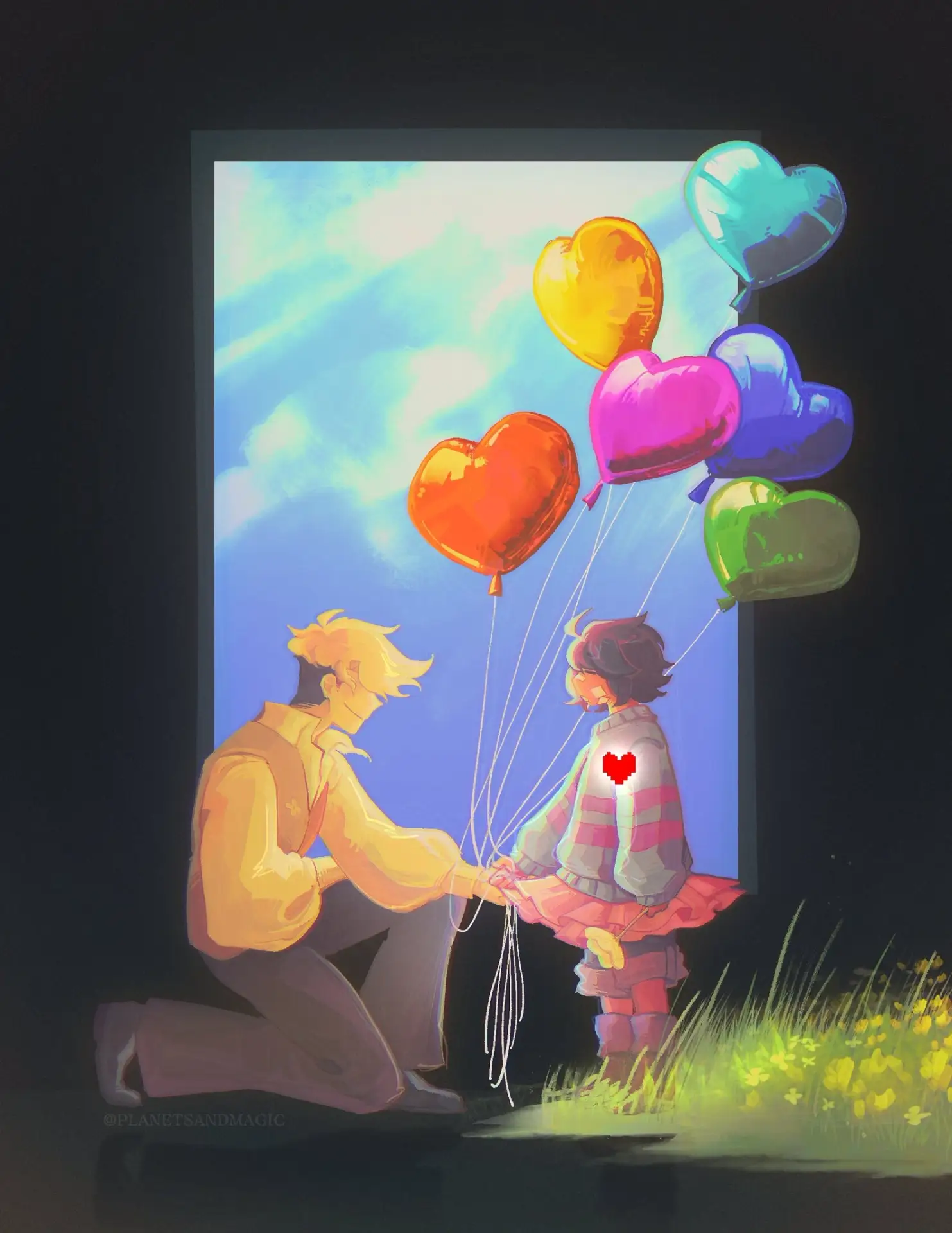Трогательное послание из Undertale 🌸