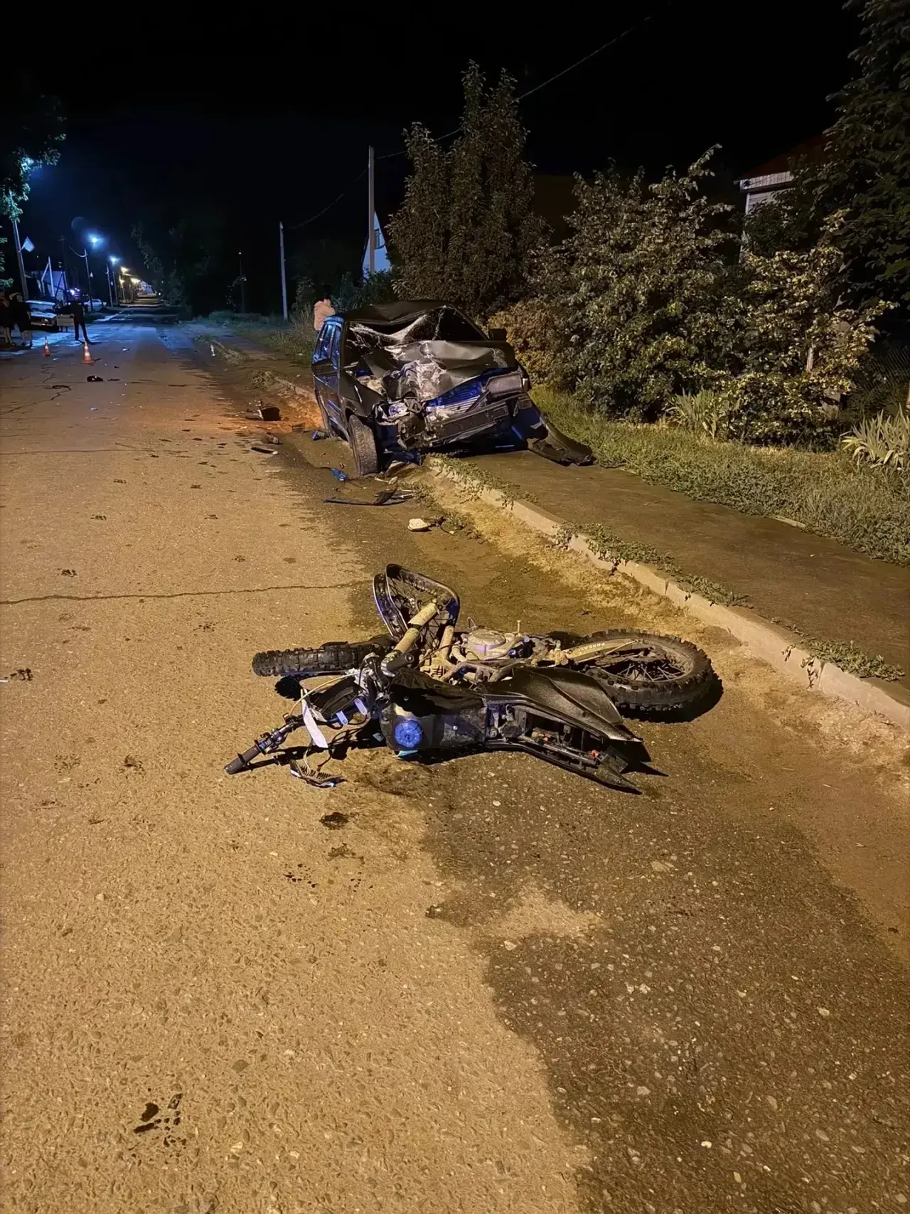 В селе Краснохолм в ДТП  разбился  18-летний водитель питбайка